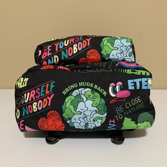 Eastpak Padded Pak'R Out of the Office Jeremyville Print Backpack-NWT - Picture 6 of 11